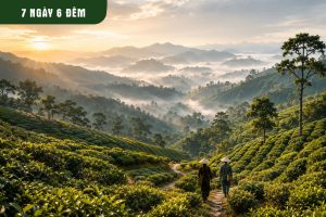Tour du lịch: Sống cùng trà – Sống cùng núi